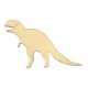 3 Silhouettes en bois 10 cm Dinosaure Diplodocus