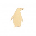 3 Silhouettes en bois 10 cm Pingouin 1