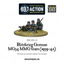 Blitzkrieg German MG34 MMG team 1939-42 (3+1)