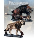 Frostgrave : Gnoll Tracker & War Hyena (2)
