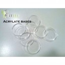 Socles ronds transparents 25mm (10)