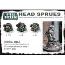HD.4 H.Inf Open Helmet Sprues