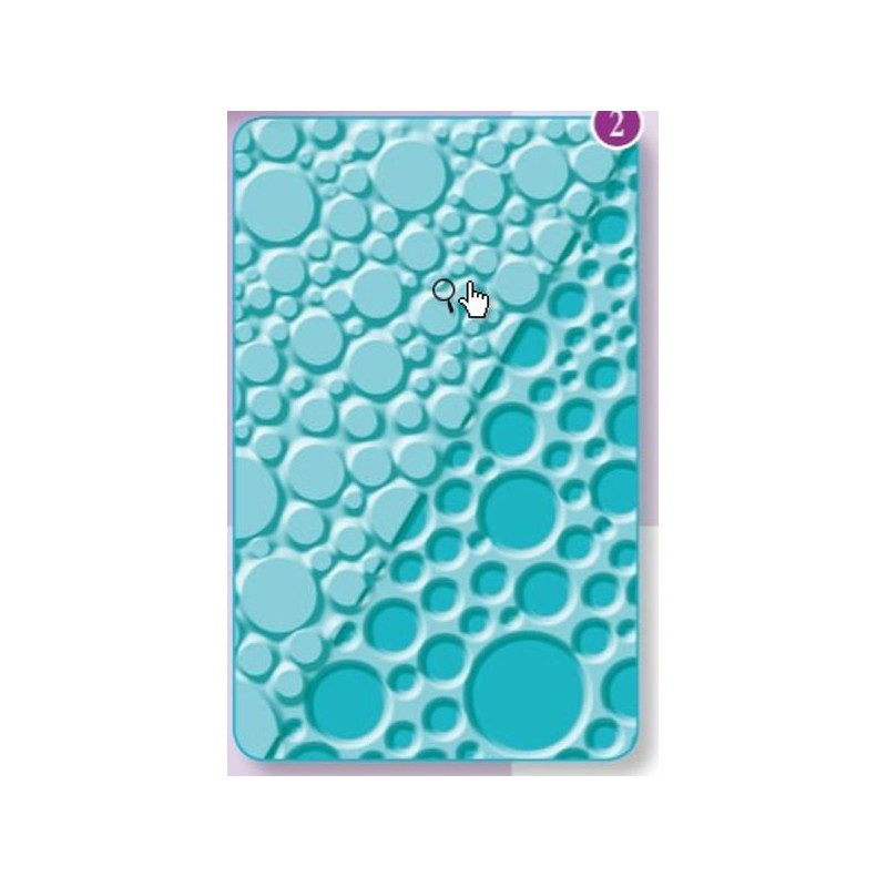 Plaque de texture Bulles