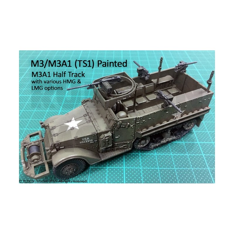 Miniature SOLIDO VEREM Half-track M3 Tourelle 12.7mm - 1/50 Kaki