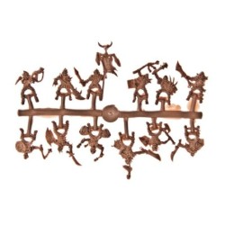 Dark Alliance Heavy Warg Orcs set 2 1/72(12)