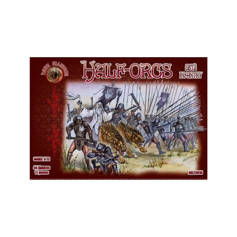 Dark Alliance Half-Orcs set 2 1/72(44)