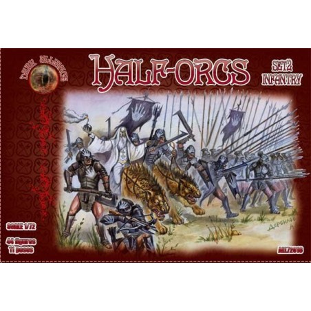 Dark Alliance Half-Orcs set 2 1/72(44)