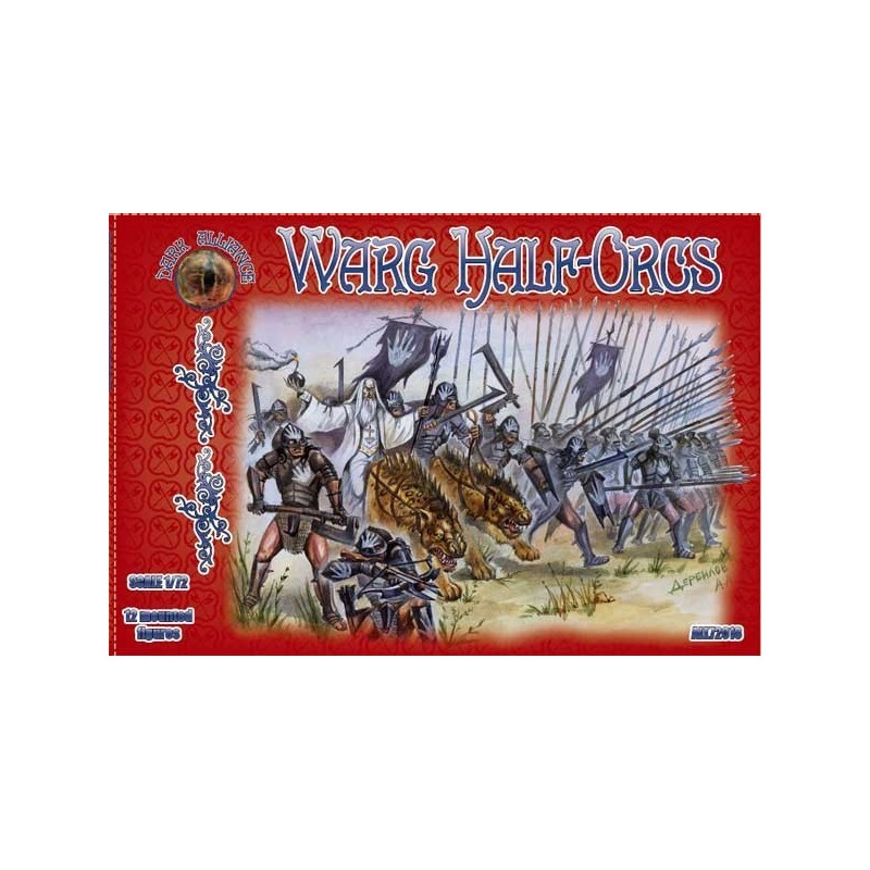 Dark Alliance Warg Half-Orcs 1/72(12)