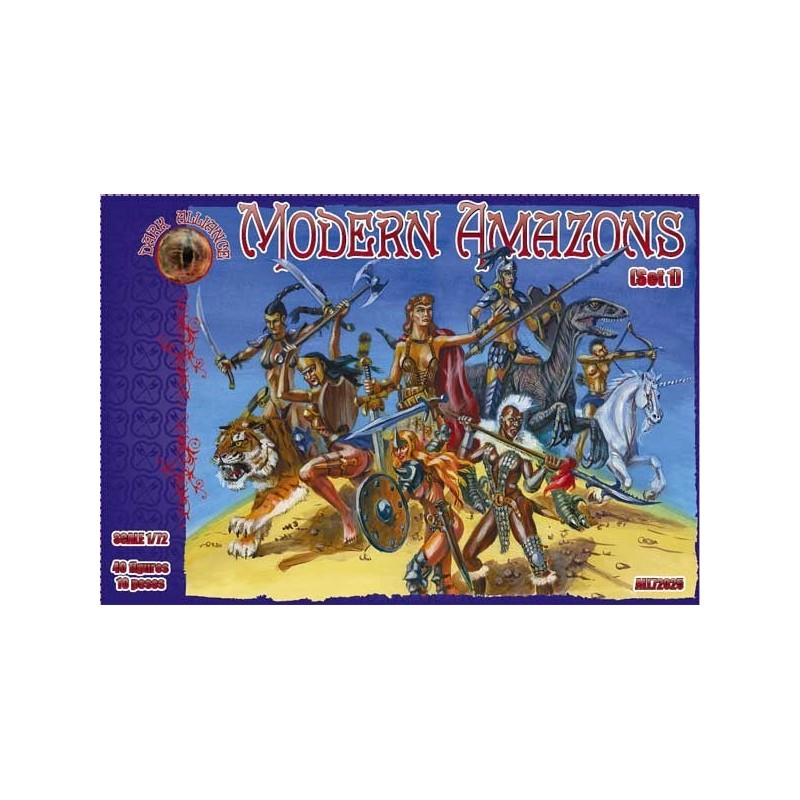 Dark Alliance Modern Amazons set 1 1/72(40)