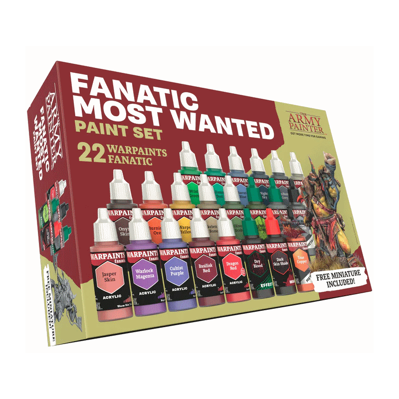 Fanatic Most Wanted Paint Set (22+1)