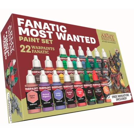 Fanatic Most Wanted Paint Set (22+1)