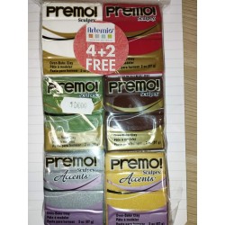 lot 6 Sculpey Premo