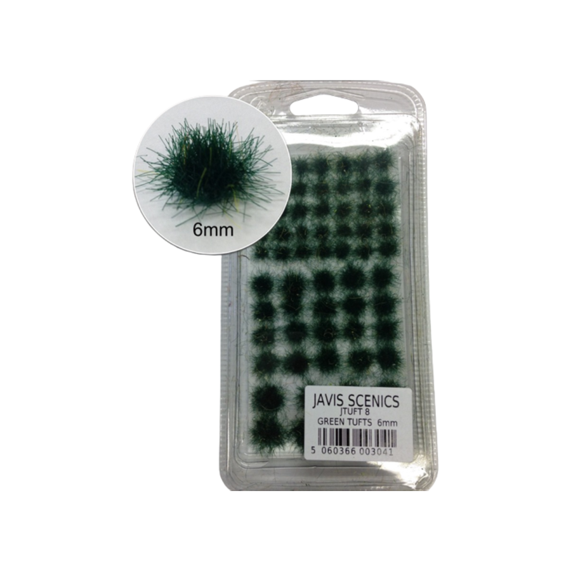 Touffes d'herbes vertes 6mm