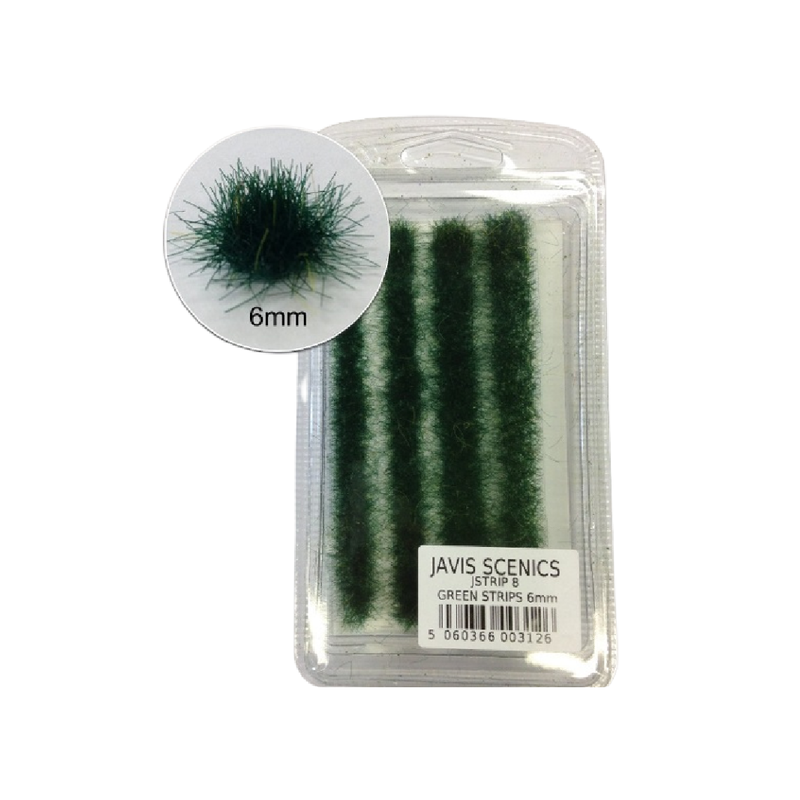Bandes d'herbes vertes 6mm